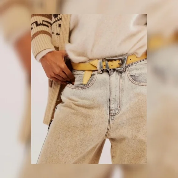 Free People | Accessories | Free People Billie Leather Belt  display picture 3